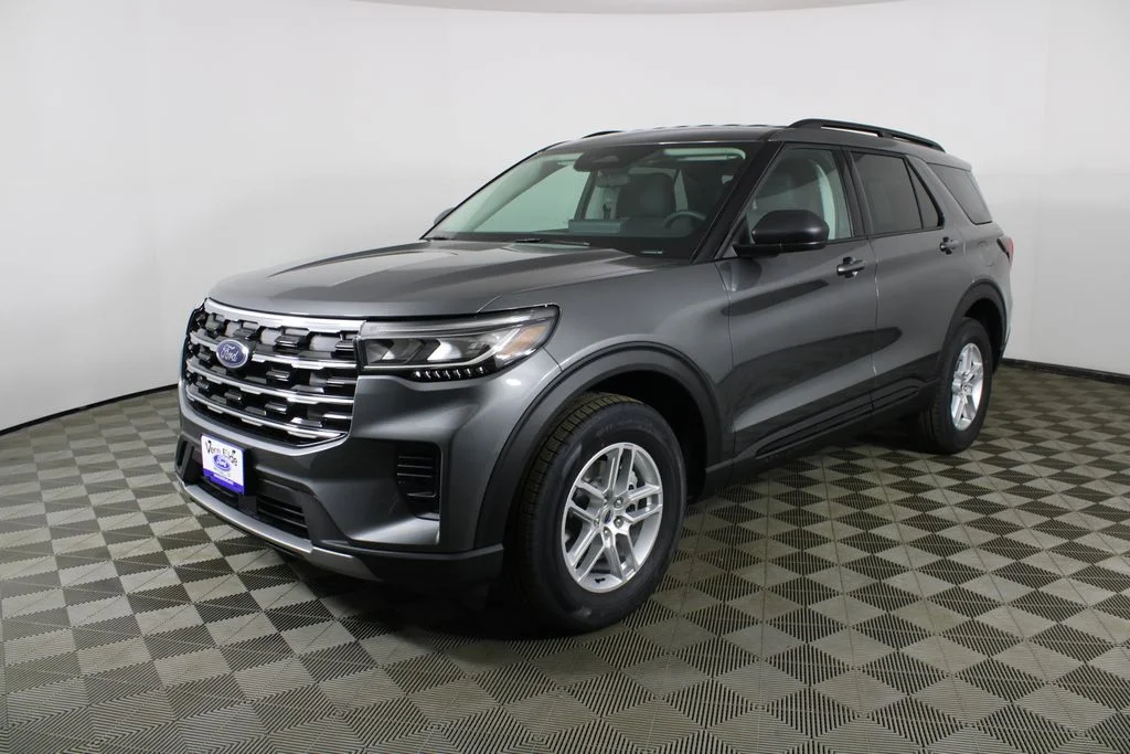 New 2026 Carbonized Gray Metallic Ford Active image 3