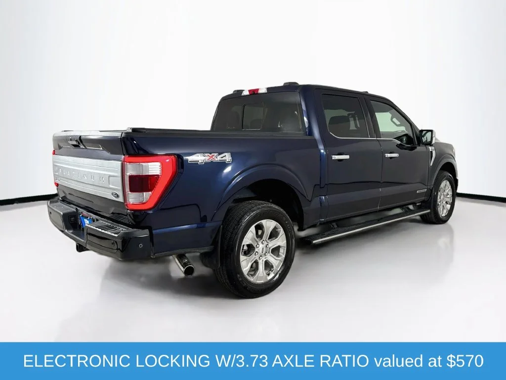 Used 2022 Blue Metallic Ford Platinum image 8