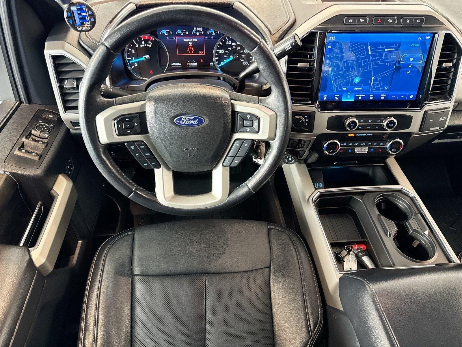 Used 2022 Antimatter Blue Metallic Ford LARIAT image 20