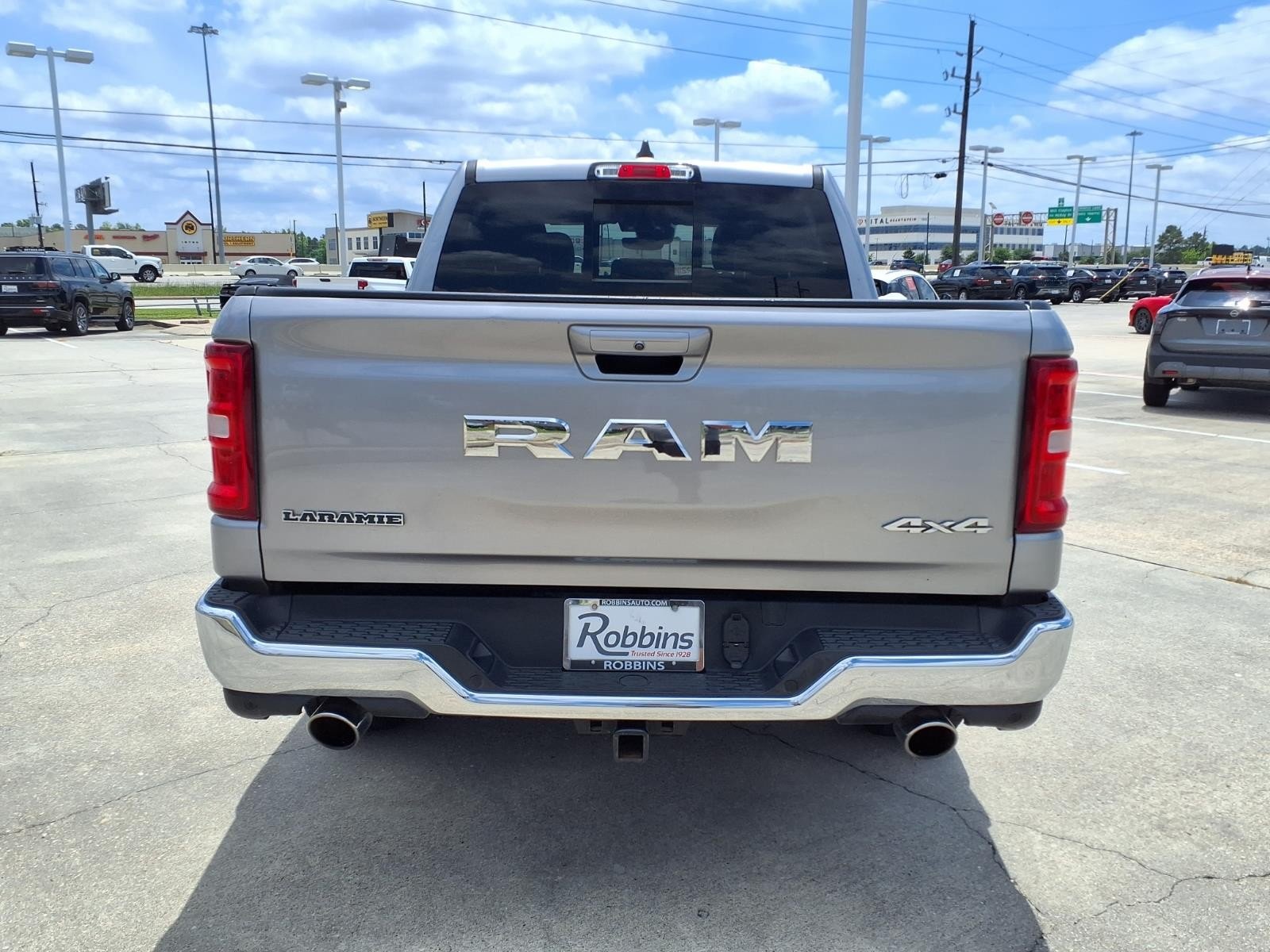 2025 Ram 1500 Laramie Silver at Robbins Nissan