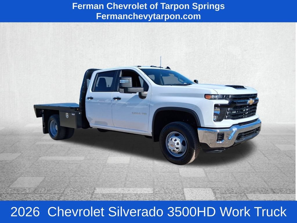 New 2026 Summit White Chevrolet Work Truck image 1