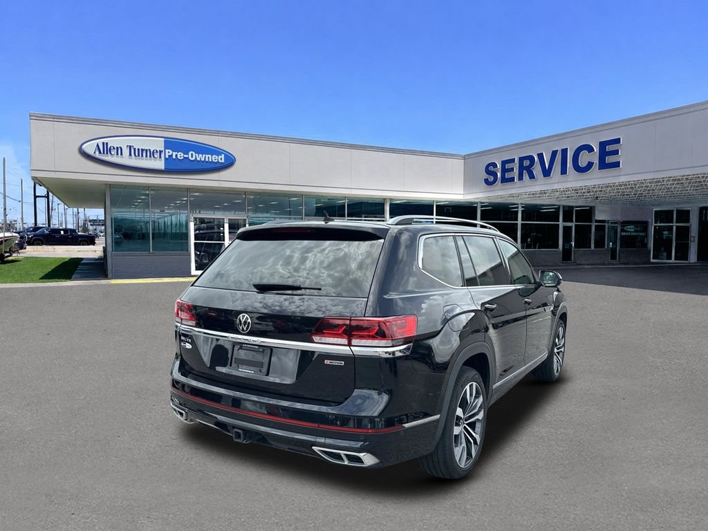 Used 2022 Deep Black Pearl Volkswagen 3.6L V6 SEL Premium R-Line image 8