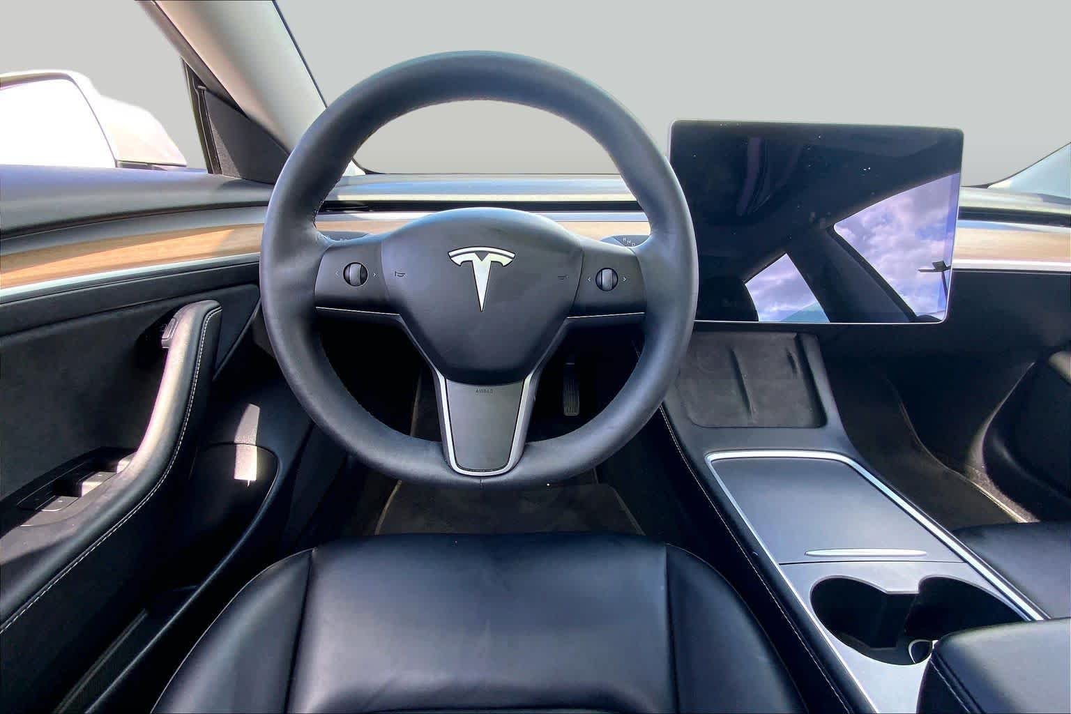 Used 2021 Pearl White Multi-Coat Tesla Long Range image 5