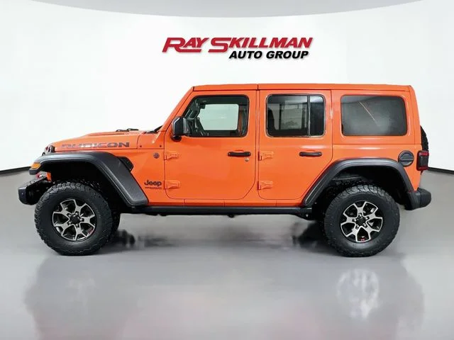 Used 2020 Orange Jeep Unlimited Rubicon image 4