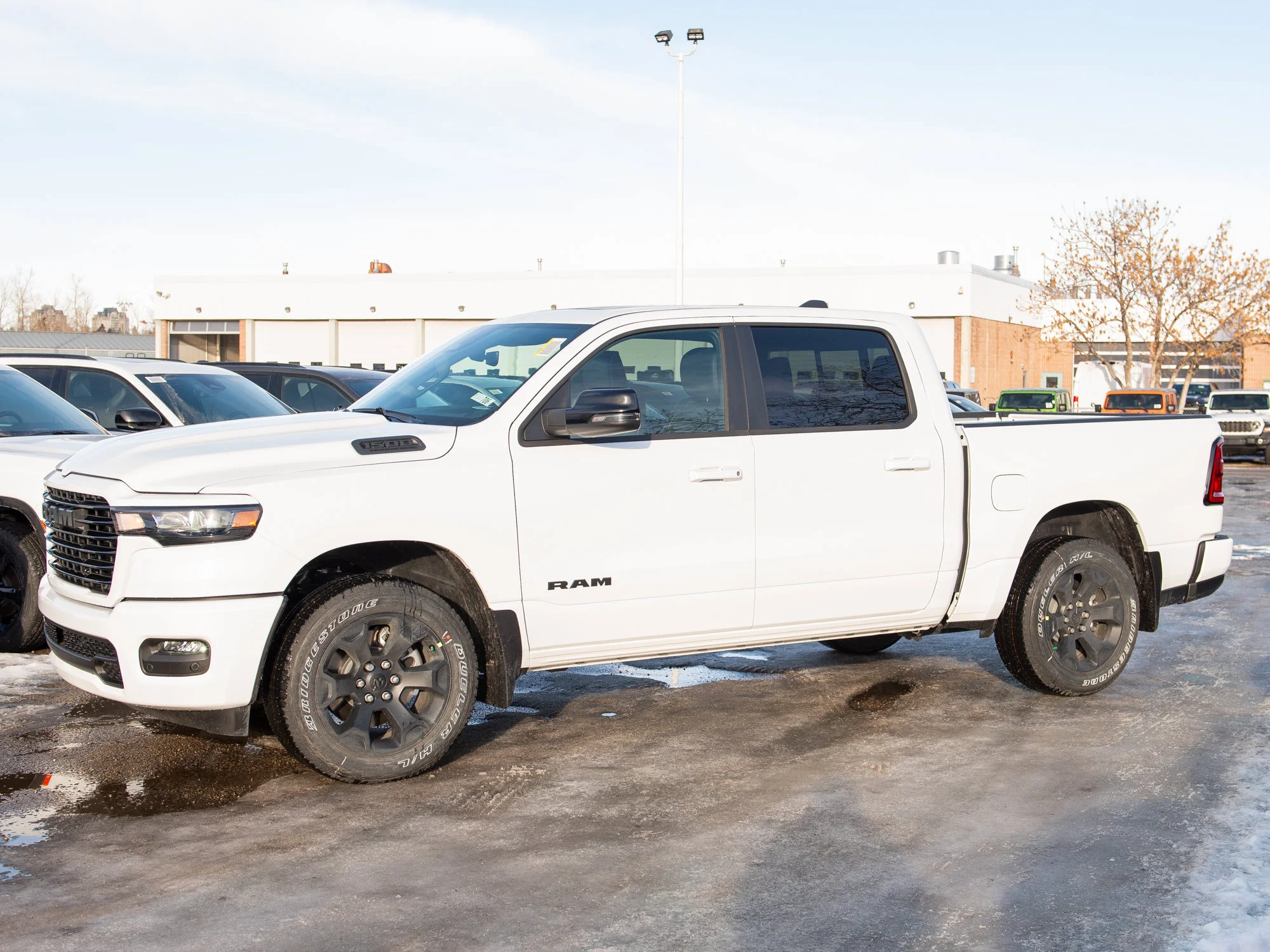 Used 2026 White RAM Sport* Crew Cab 4x4, Twin-Turbo, Pano Sunroof, Nav, 12 Inch Screen image 2