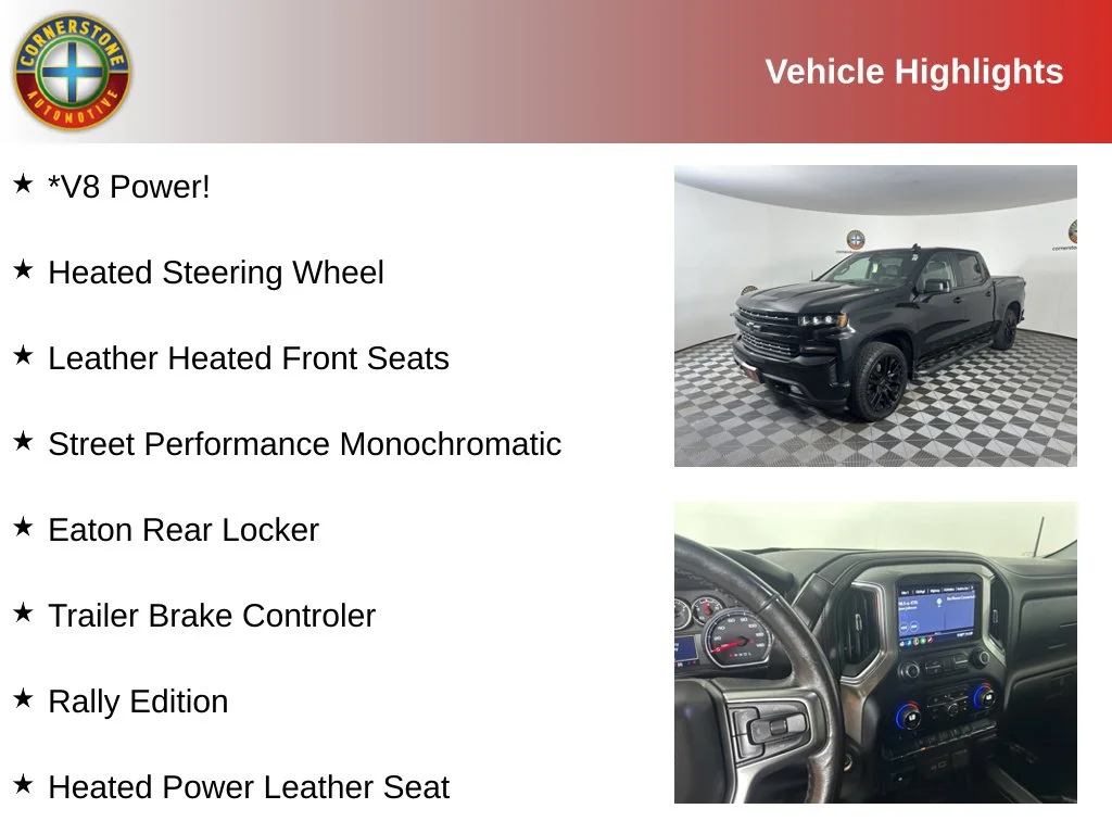 Used 2020 Chevrolet Silverado 1500 RST with VIN 1GCUYEED3LZ269760 for sale in Elk River, Minnesota