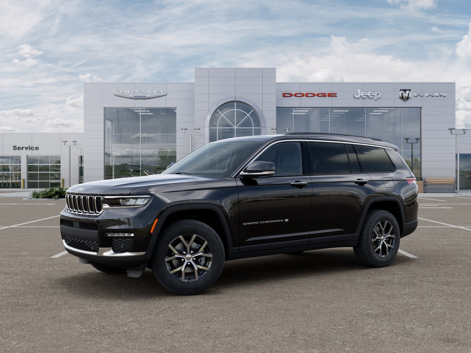 New 2025 Diamond Black Crystal Pearl-Coat Exterior Paint Jeep Limited image 29