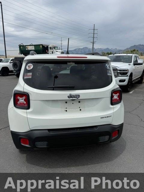 Used 2017 Alpine White Jeep Sport image 3