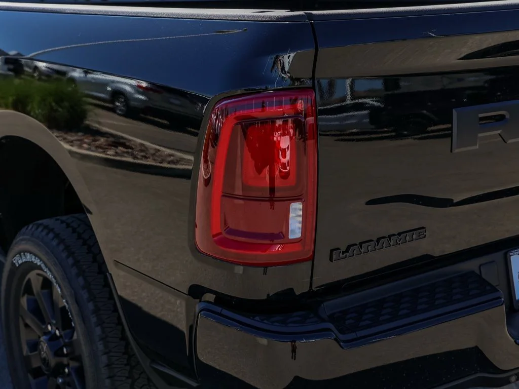 New 2026 Diamond Black Crystal Pearl-Coat Exterior Paint RAM Laramie Night Edition Mega Cab image 30