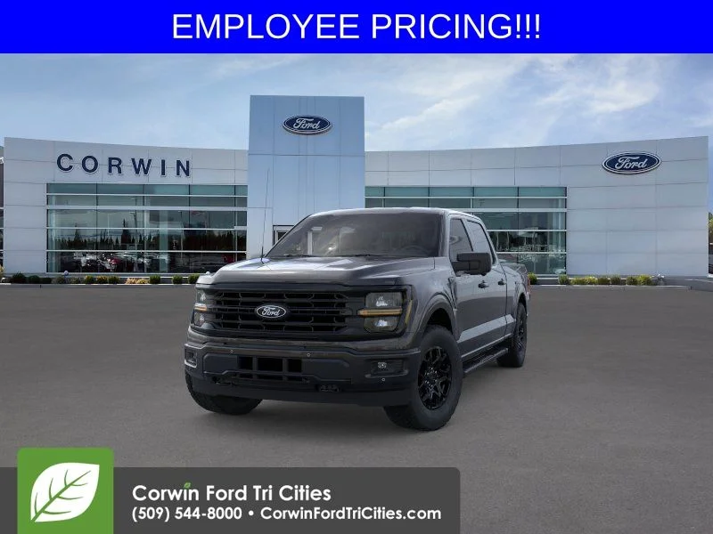 New 2026 Agate Black Metallic Ford XLT image 3