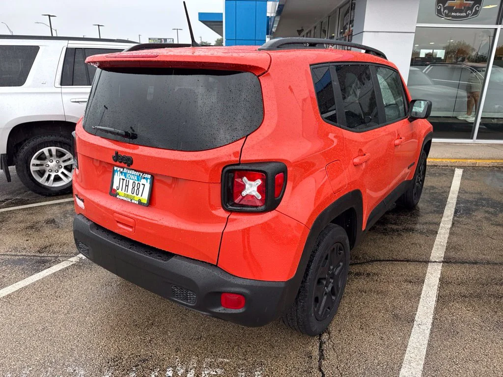 Used 2020 Orange Jeep Sport image 8