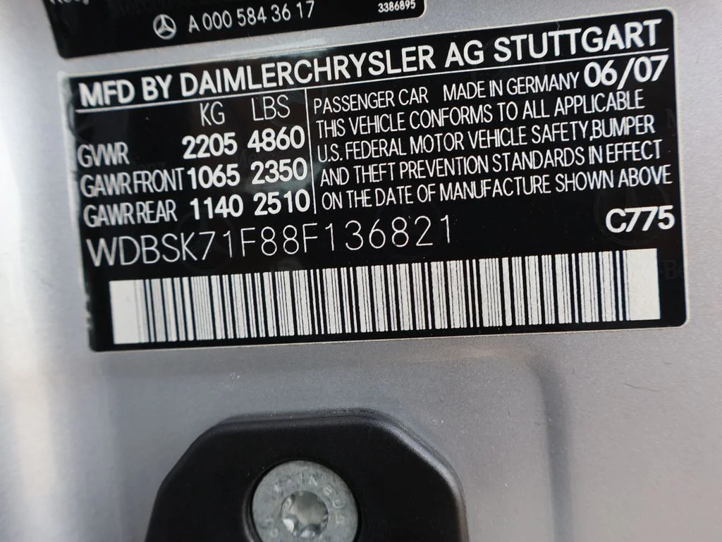 Used 2008 Iridium Silver Metallic Mercedes-Benz SL 550 image 41