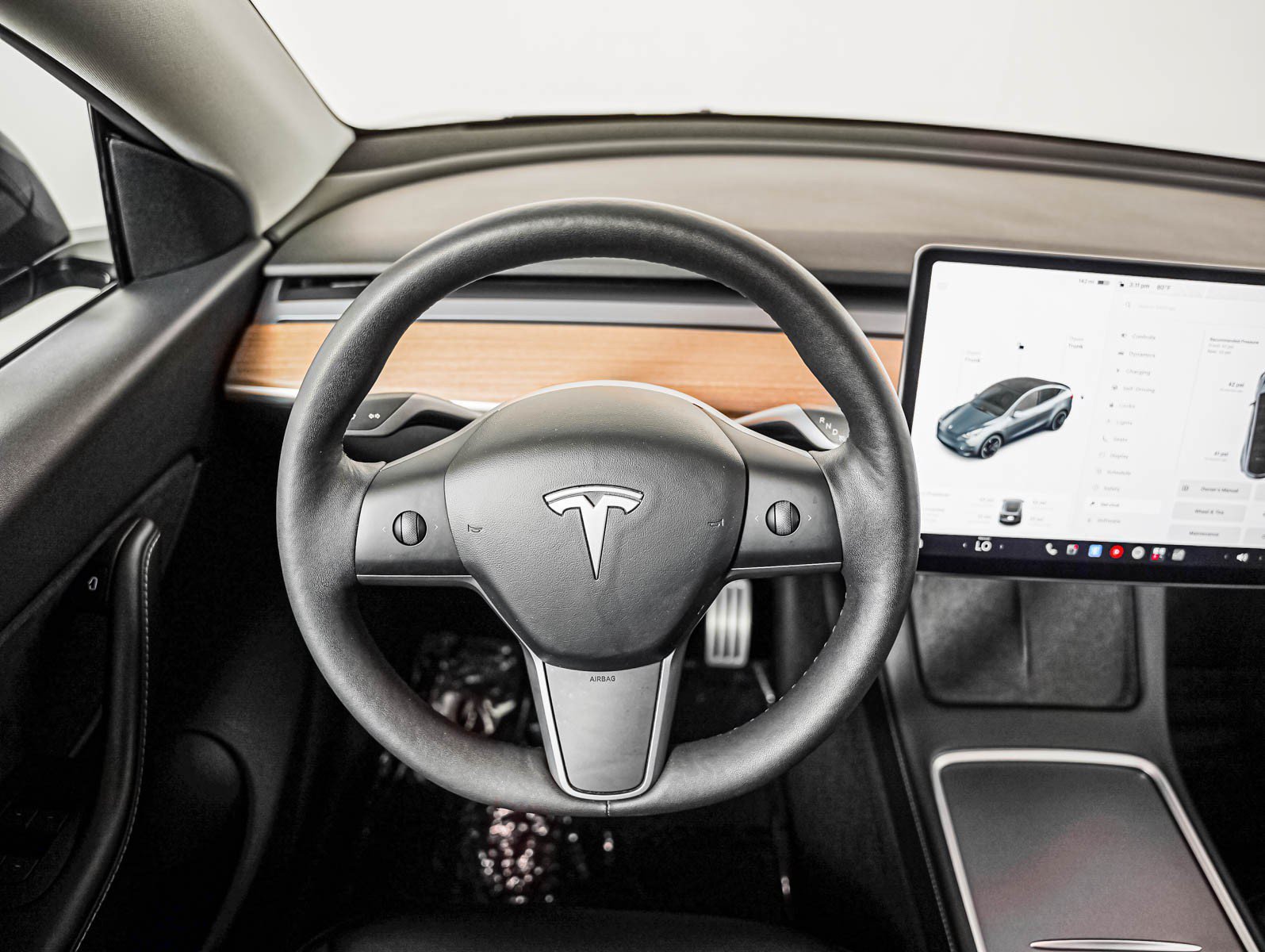 Used 2021 Gray Tesla Performance image 11