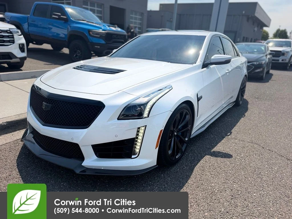 Used 2017 Crystal White Cadillac Base image 7