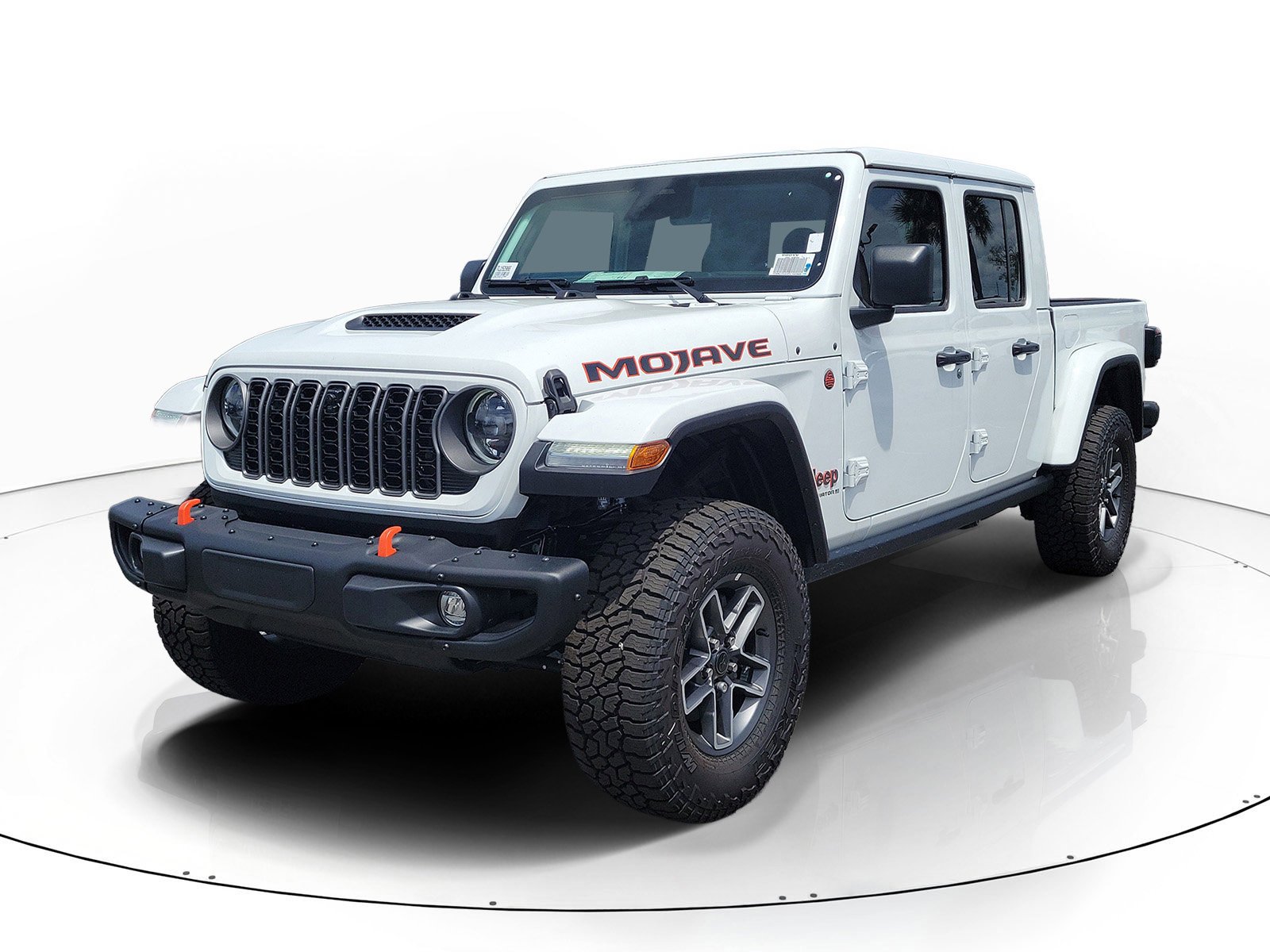 New 2026 Bright White Clear-Coat Exterior Paint Jeep Mojave X image 1