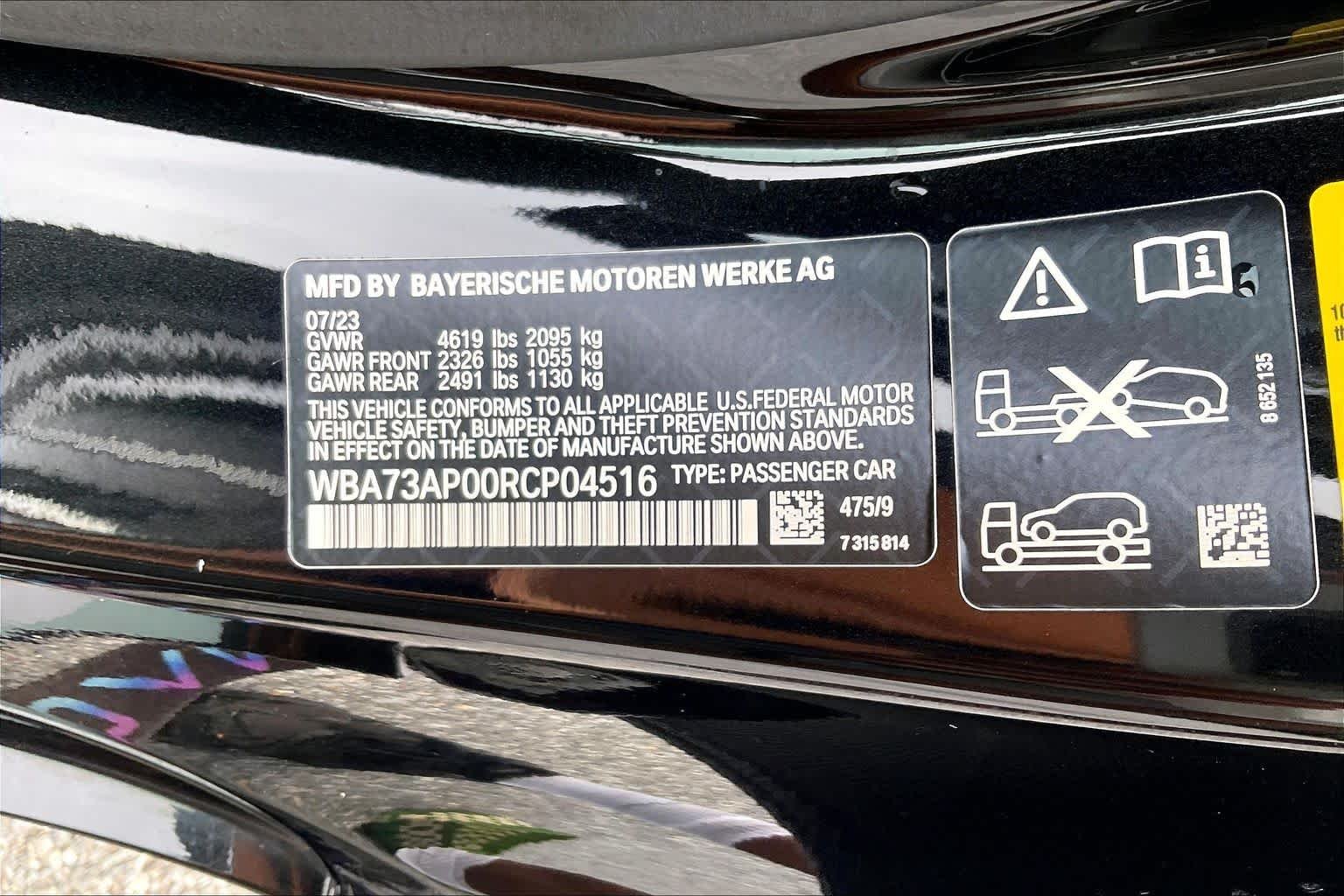 Certified Used 2024 Black Sapphire Metallic BMW 430i xDrive image 35