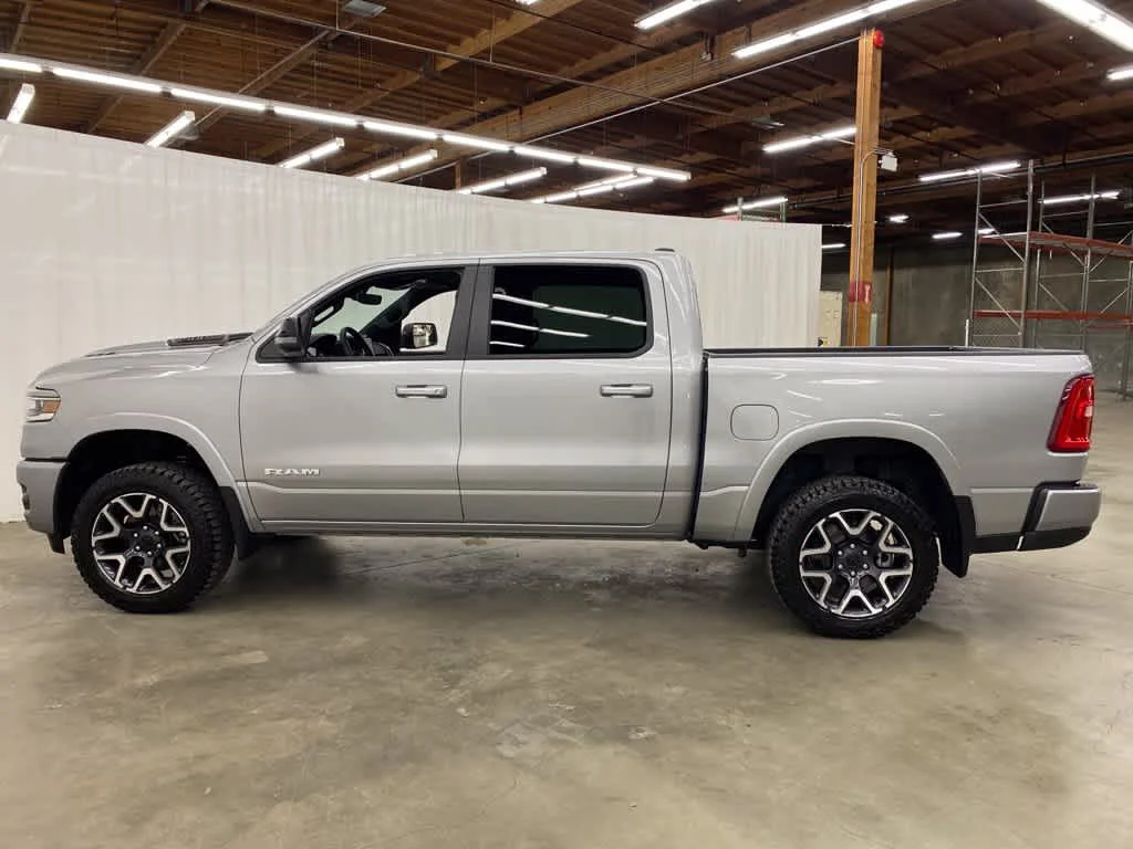 Used 2025 Billet Silver Metallic Clearcoat Ram Laramie image 3