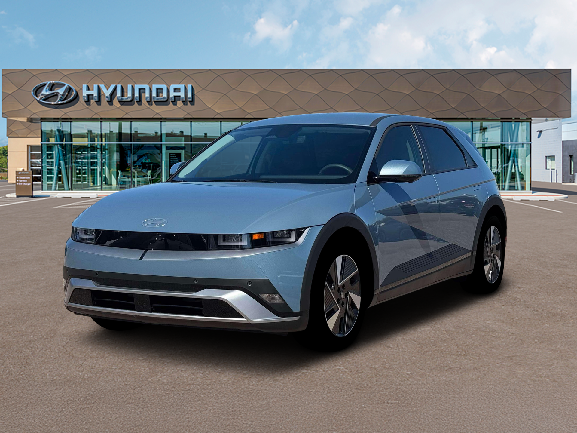 New 2026 Blue Hyundai SEL image 1