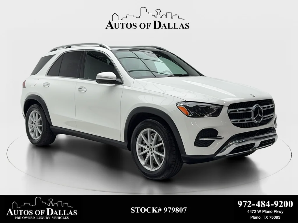 Used 2024 White Mercedes-Benz GLE 350 NAV,CAM,PANO,HTD STS,BLIND SPOT image 1