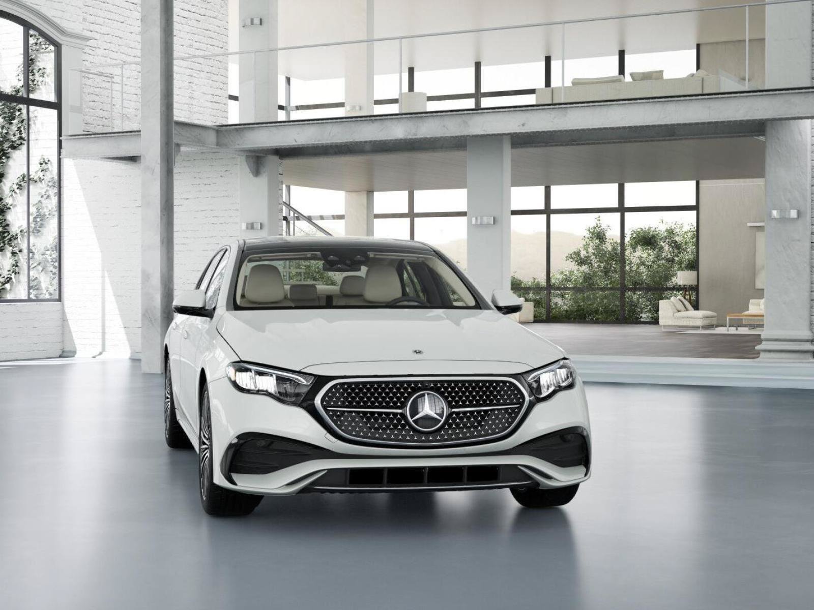 New 2026 MANUFAKTUR Moonlight White Metallic Mercedes-Benz E 350 image 9