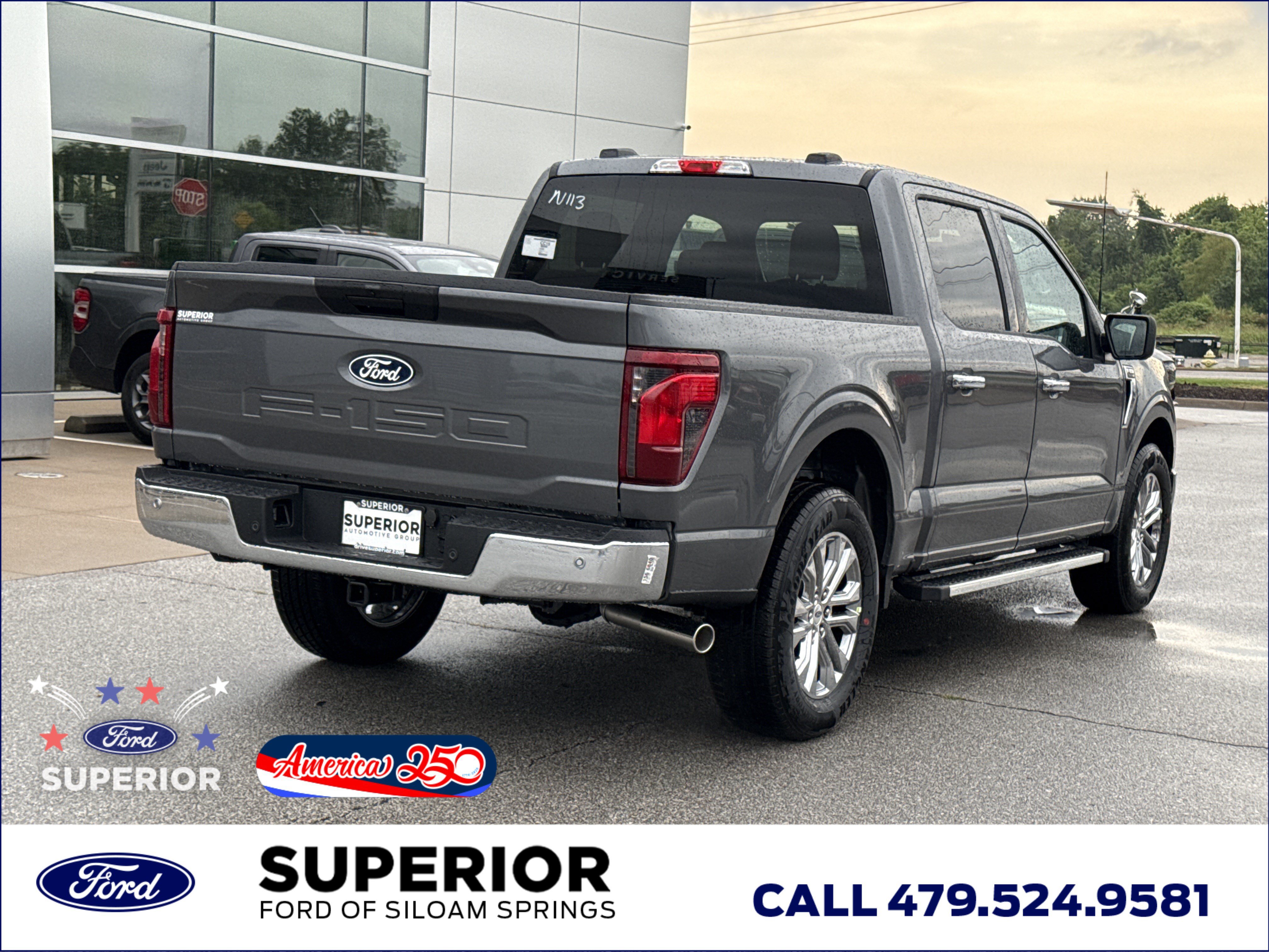 New 2026 Carbonized Gray Metallic Ford XLT image 3