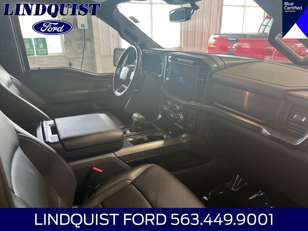 Certified Used 2024 Black Metallic Ford Lariat image 20
