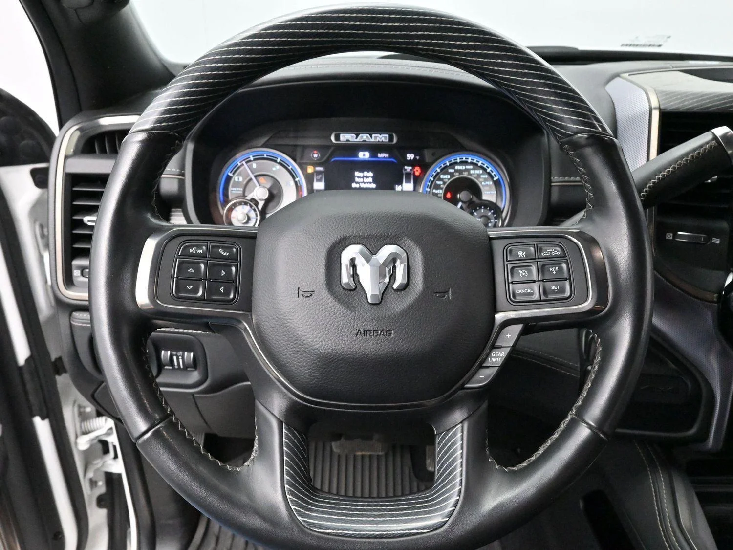 Used 2020 Bright White Clearcoat Ram Limited image 14