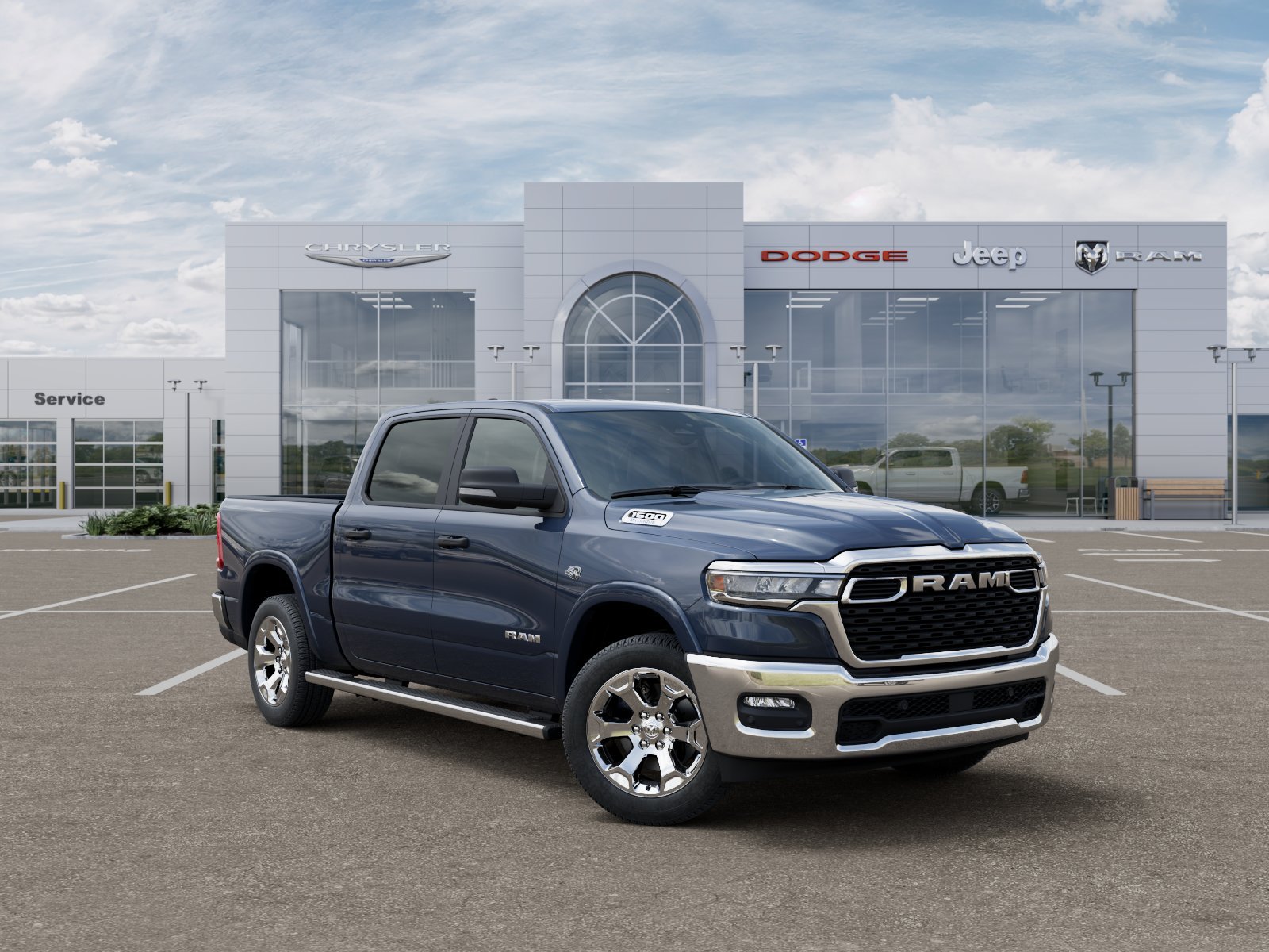 New 2026 Forged Blue Metallic Exterior Paint RAM Big Horn/Lone Star image 35