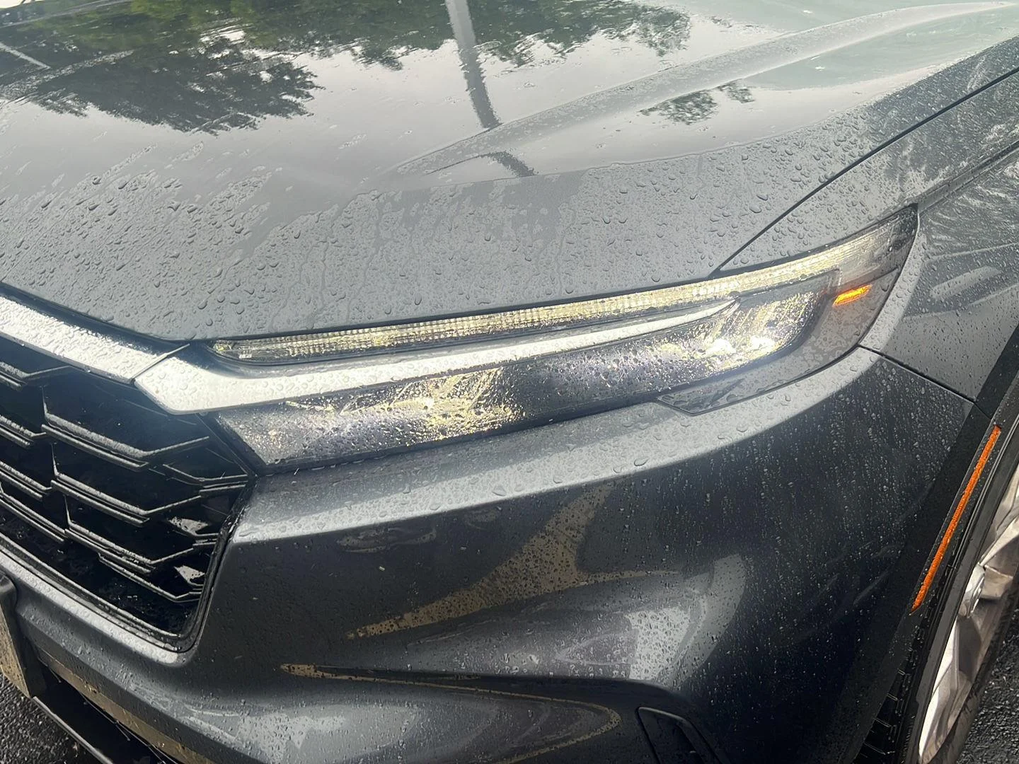 Used 2024 Meteorite Gray Metallic Honda EX image 21