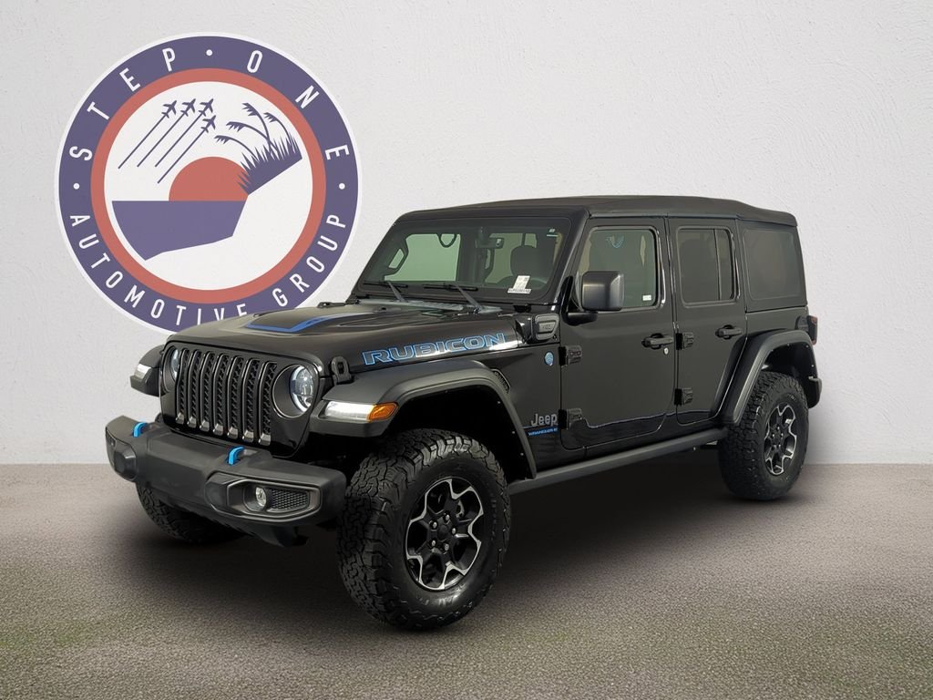 Used 2023 Black Jeep Rubicon 4xe image 1