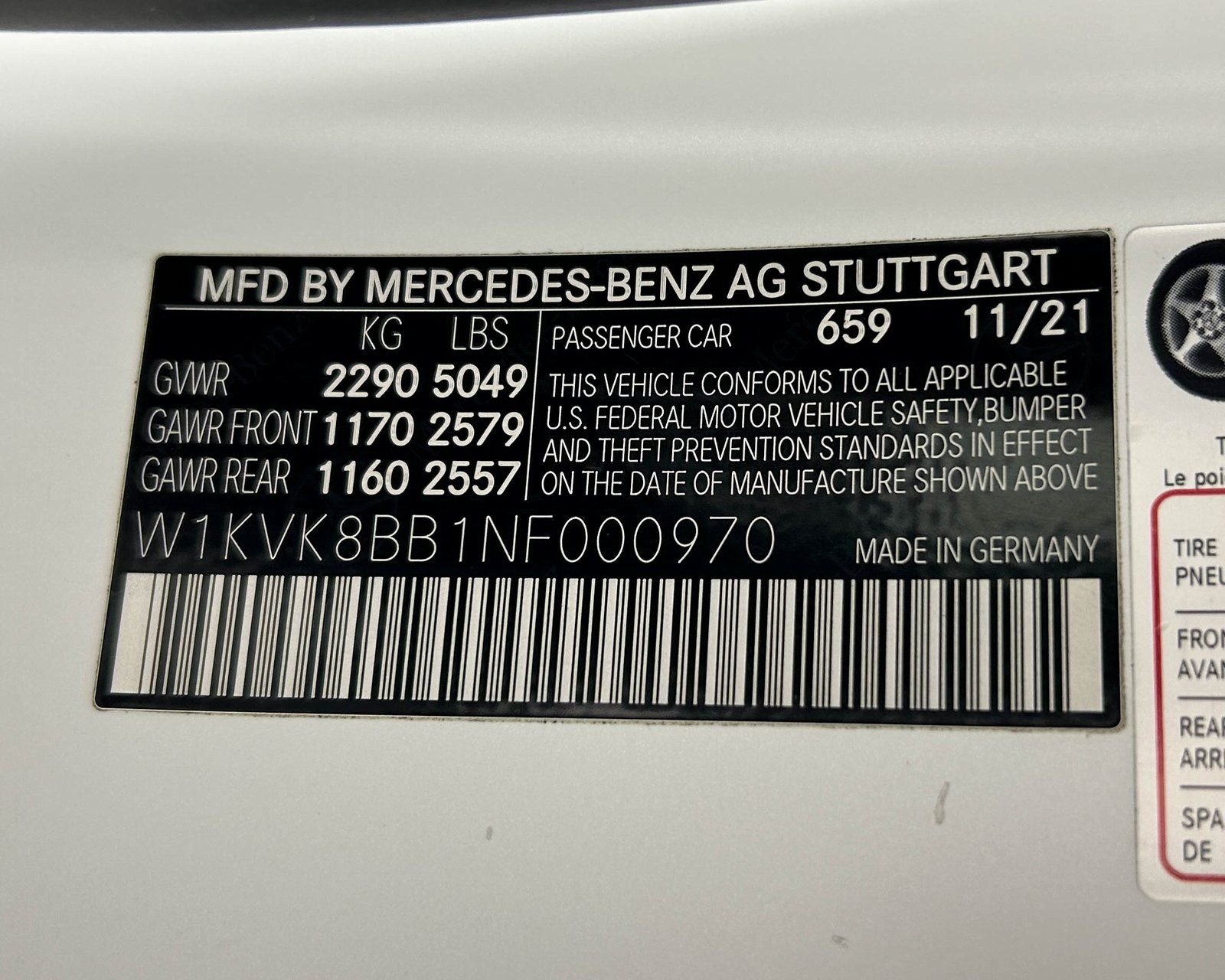 Used 2022 White Mercedes-Benz SL 63 AMG® image 23