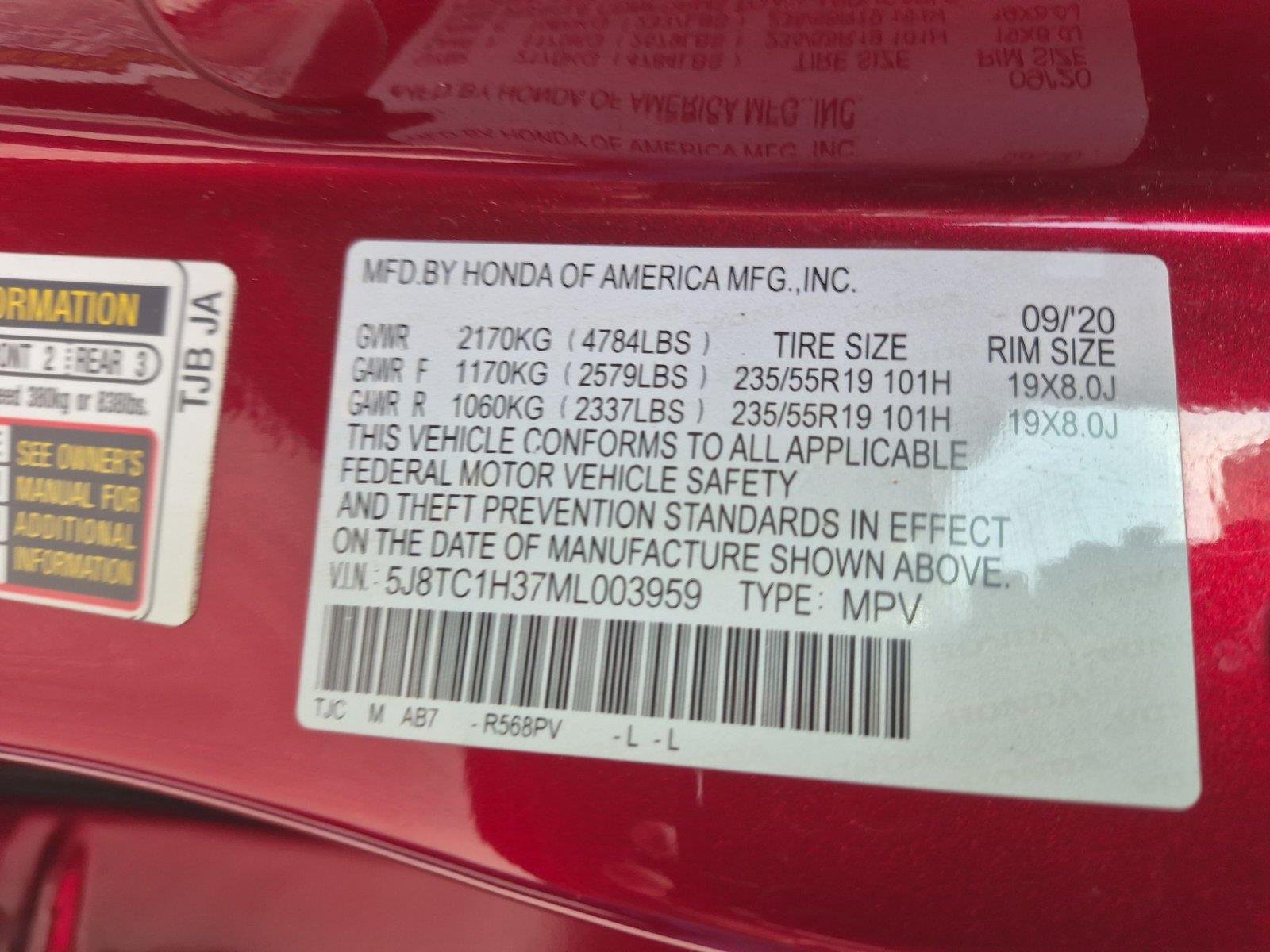 Used 2021 Performance Red Pearl Acura BASE image 40