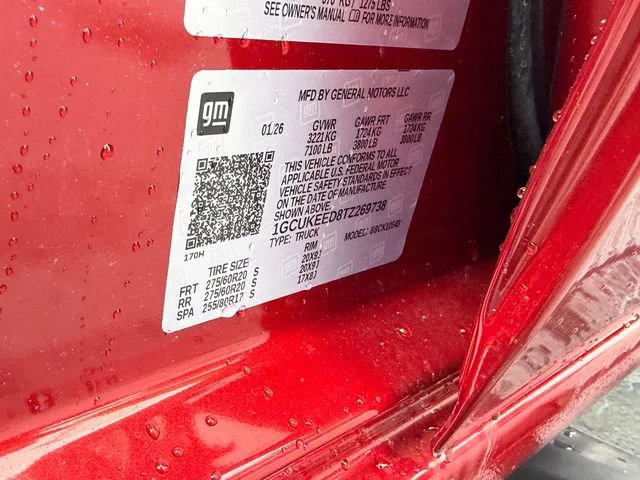 New 2026 Radiant Red Tintcoat Chevrolet RST image 10