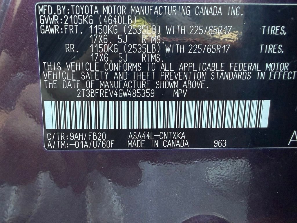 Used 2016 Black Toyota LE image 48