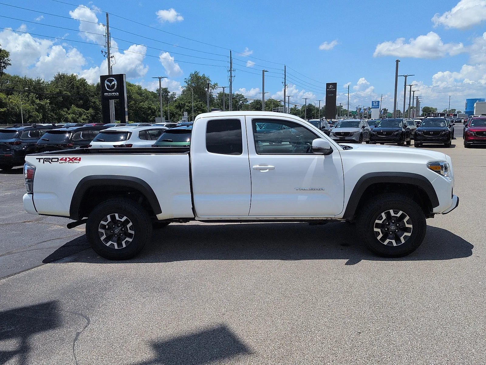 Used 2021 Super White Toyota TRD Off Road image 2