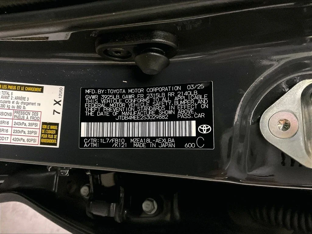 Used 2025 Gray Toyota LE image 40