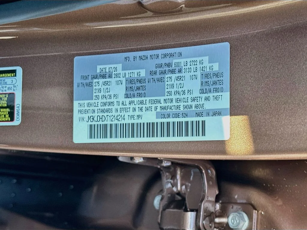 New 2026 Melting Copper Metallic Mazda 3.3 Turbo Premium AWD image 36