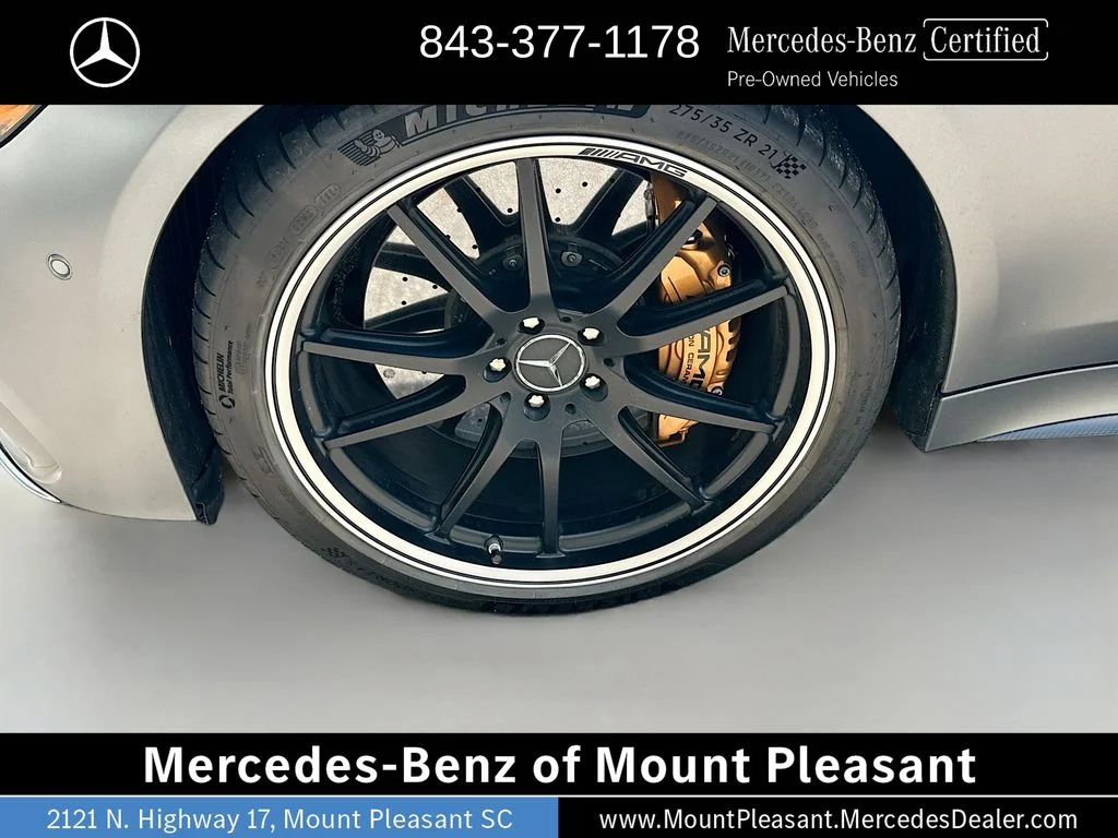 Certified Used 2021 designo Selenite Gray Magno Mercedes-AMG S image 32