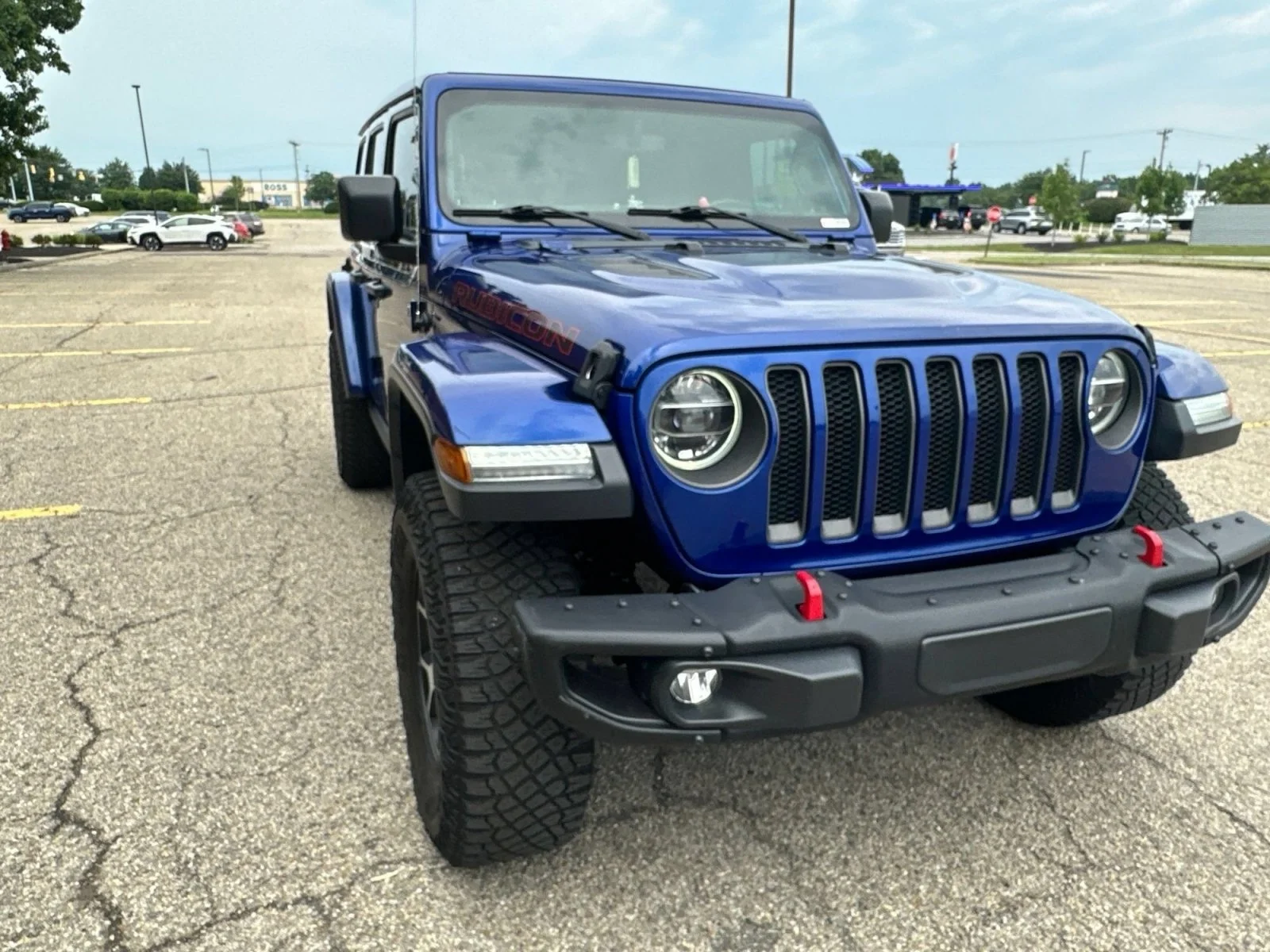 Used 2020 Ocean Blue Metallic Clearcoat Jeep Rubicon image 15