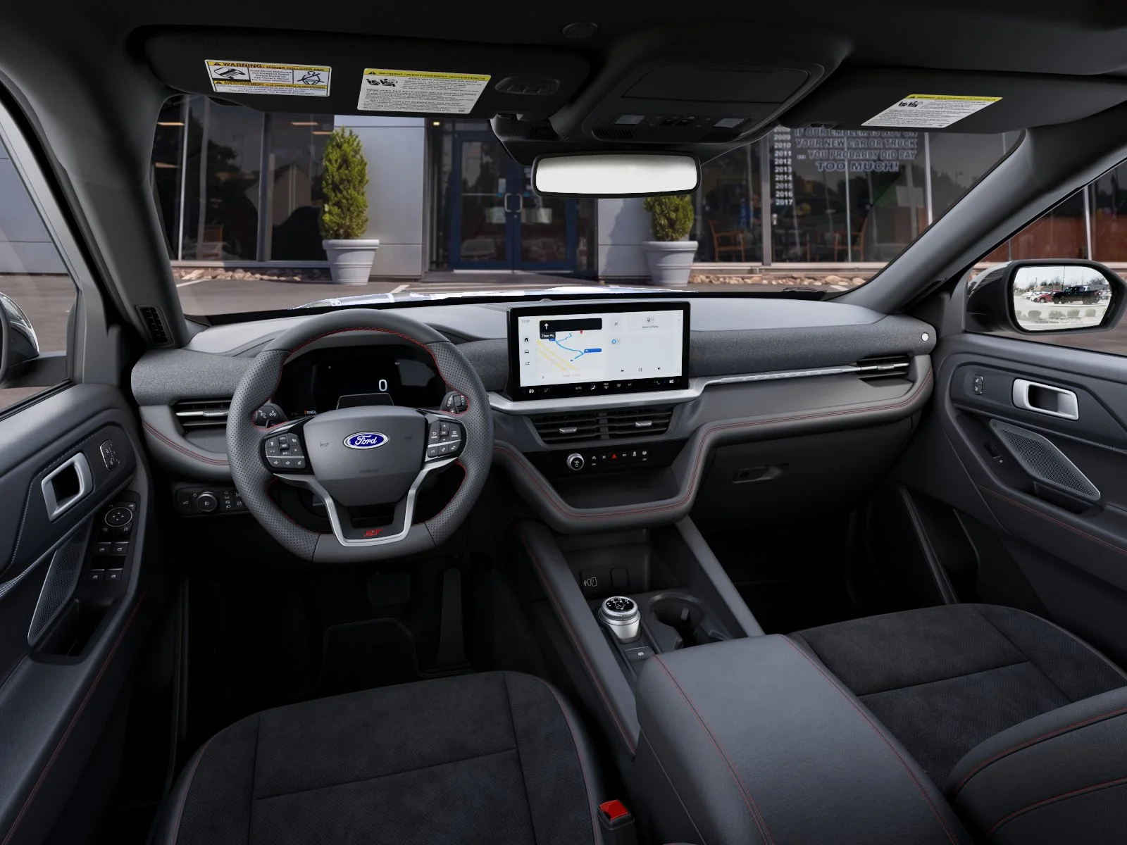 New 2027 Agate Black Metallic Ford ST image 9