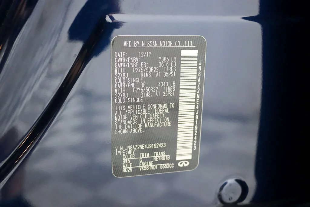 2018 INFINITI QX80 Base