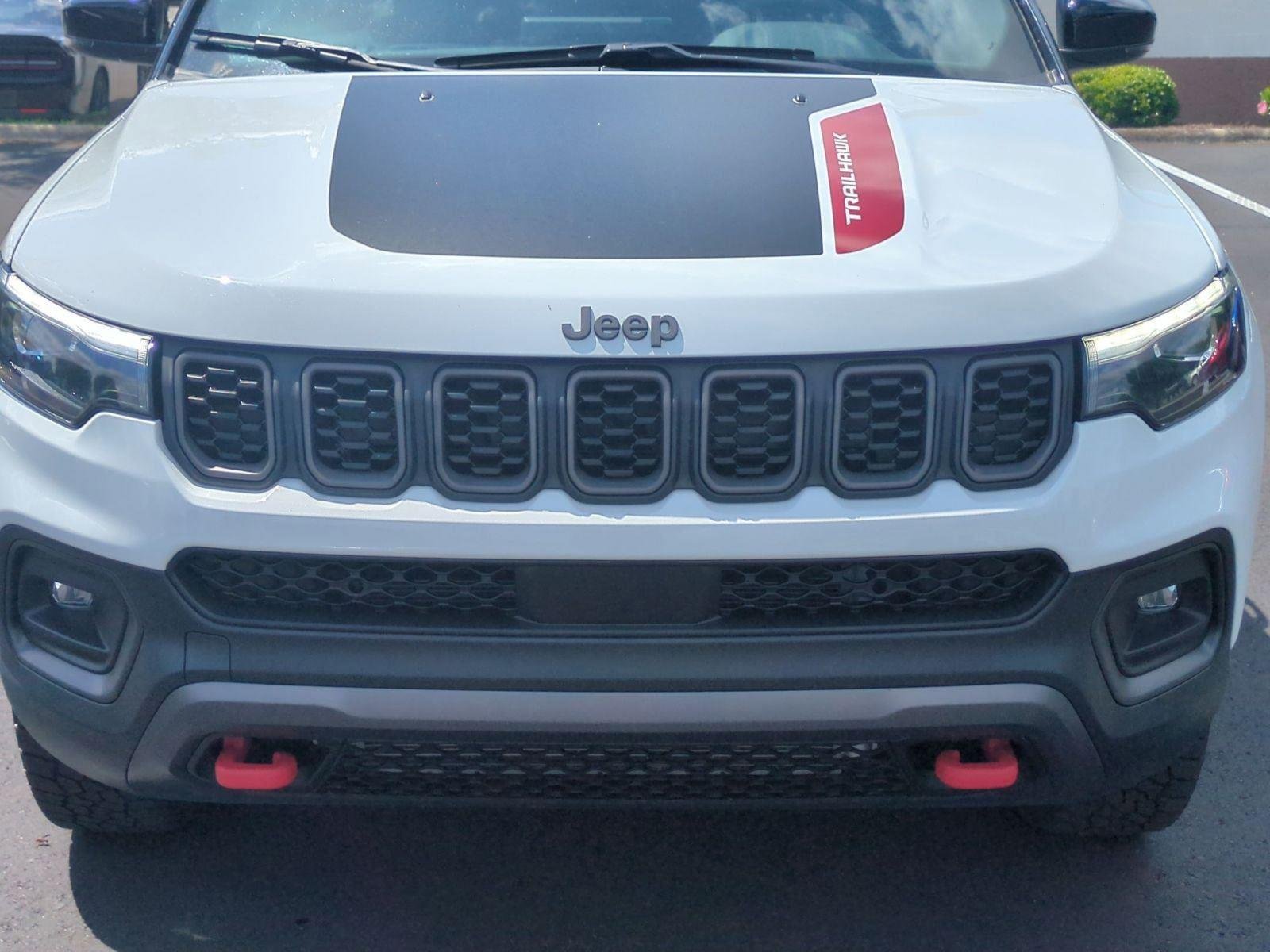 Used 2024 Bright White Clearcoat Jeep Trailhawk image 26