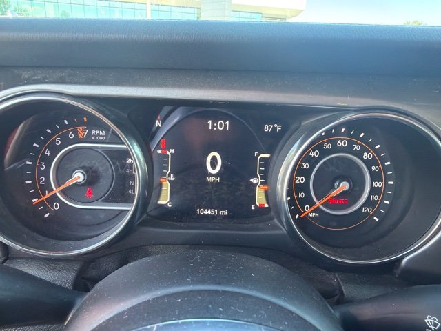 Used 2019 Red Jeep Unlimited Sahara image 5