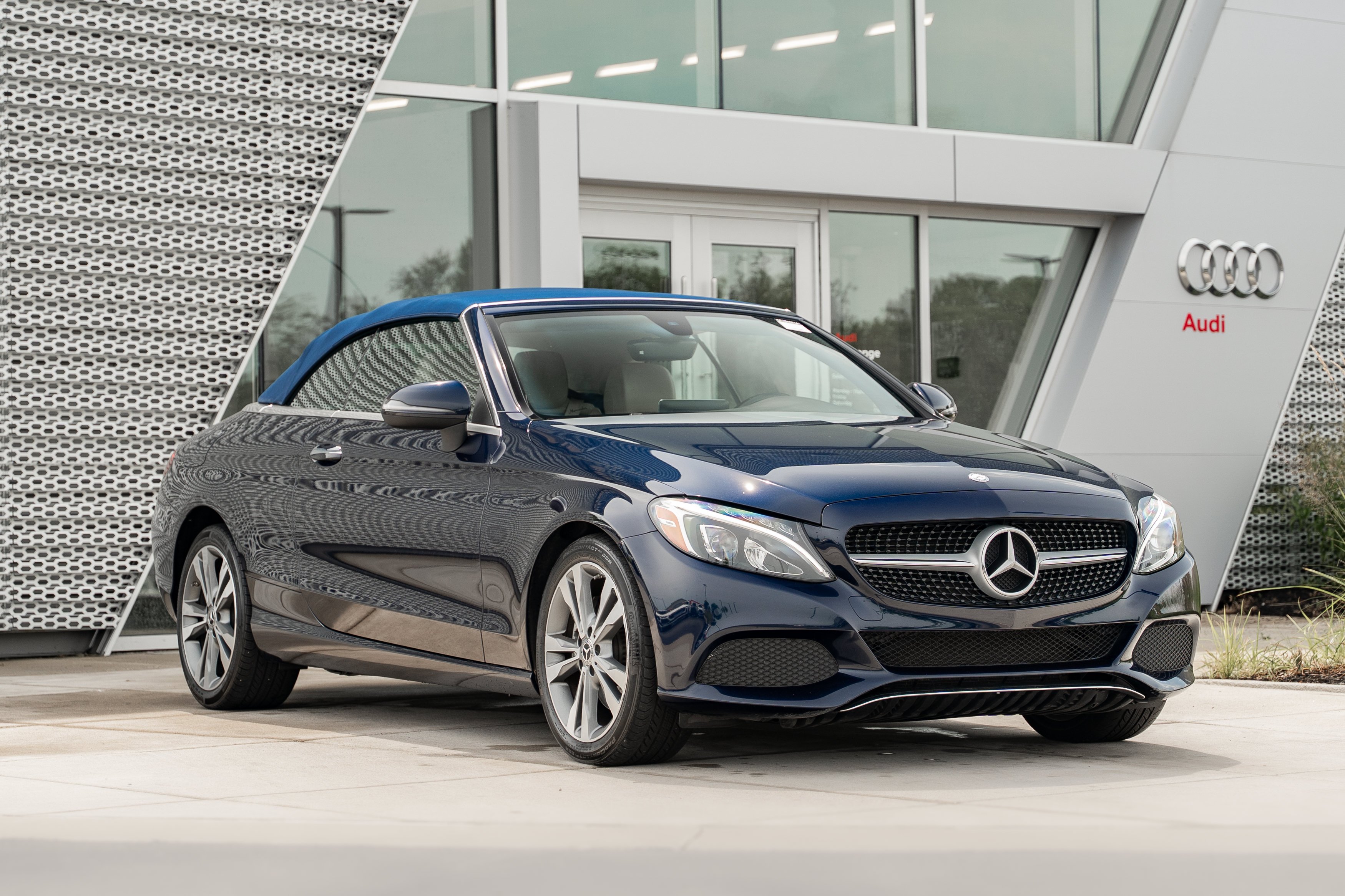Used 2017 Brilliant Blue Metallic Mercedes-Benz C 300 image 2