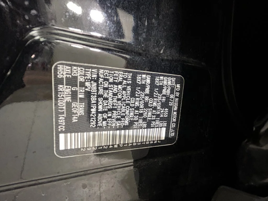 Used 2023 Black Nissan SV image 20