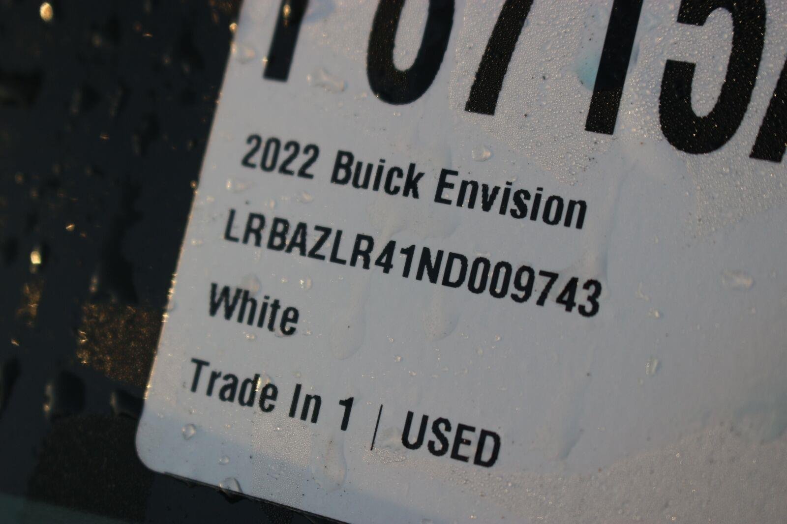 Used 2022 SUMMIT WHITE Buick Preferred image 36