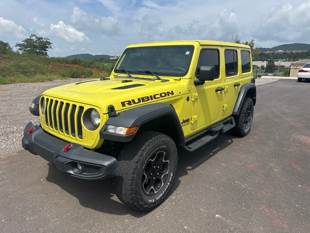 Used 2023 Yellow Jeep Rubicon image 1