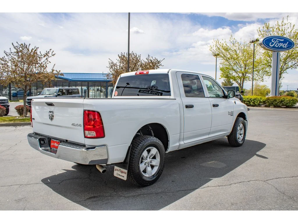Used 2023 Bright White Clearcoat Ram SLT image 8