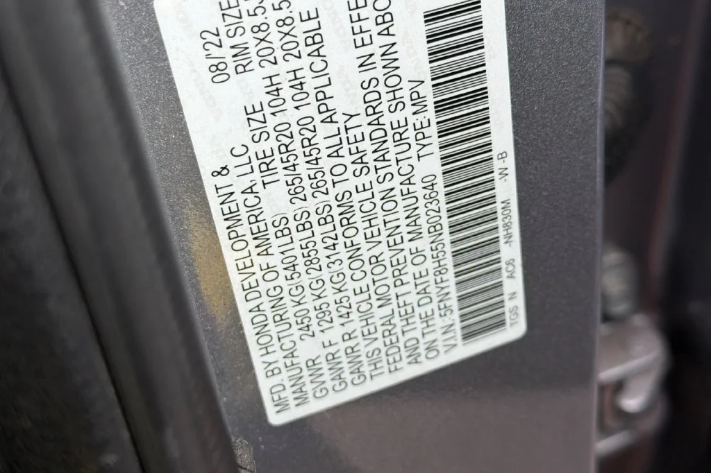 Used 2022 Lunar Silver Metallic Honda EX-L image 44