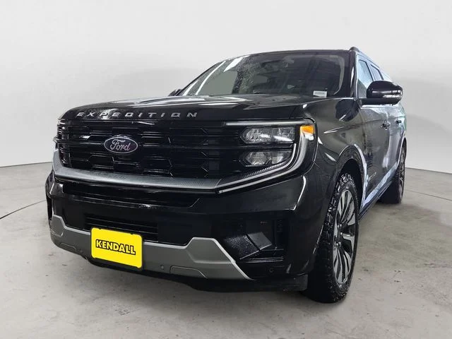 Used 2025 Black Metallic Ford Platinum image 1